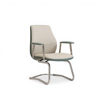 Chaise de bureau exécutive durable et professionnelle avec revêtement en cuir PU, design moderne pour la maison et le bureau, hauteur réglable, personnalisable