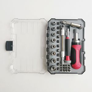 Lixin Tools 35 Piece Ratchet Screwdriver Set 1/4 In Metric Alloy Steel Home Repair Tool Kit - Product Image 5
