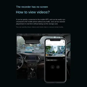 1K Wifi Kép Dash Cam real1080p Full HD 1.5 inch ống kính ghi âm xe <span class=keywords><strong>DVR</strong></span> Dashcam máy ảnh - Product Image 5