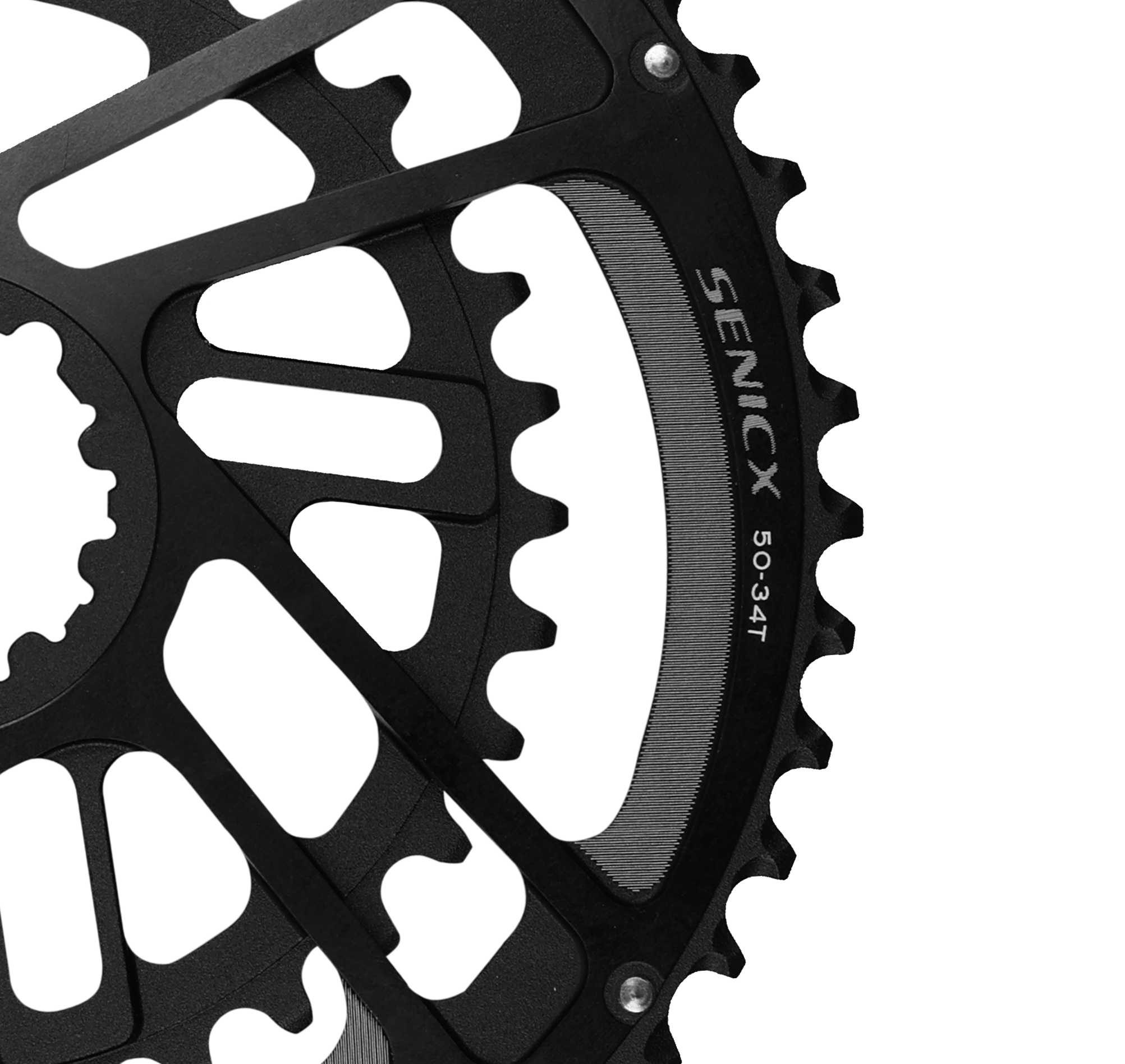 [新品]SENICX PR2クランクセット 50-34T SENICX Road Bike Crankset FC-PR2-A1, 50/34T 52/36T, Compatible