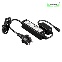 Chargeur de batterie au lithium LiFePO4 12V 24V 48V 60V IP67 14.6V 29.4V 54.6V 67.2V 2A 5A 8A pour vélo électrique, scooter, moto