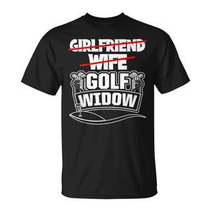 Camiseta Golf Widow para mujeres golfistas, regalo divertido con diseño de palos de golf - Product Image 1