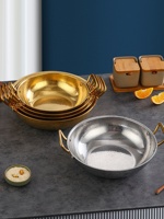 Casserole en acier inoxydable à motif flocon de neige, compatible induction et gaz, plusieurs tailles, or et argent, pour la maison