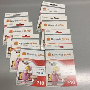 Carte-cadeau numérique Nintendo EShop personnalisée de 10 $ DIY Grade 10USD Carte en papier coloré US Écologique Personnalisée - Product Image 1