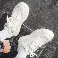 Chaussures de marche de marque pour hommes Chaussures décontractées à semelle épaisse Baskets personnalisées pour hommes