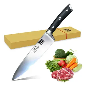 Cuchillos SHAN ZU, cuchillo de Chef japonés ultra afilado, cuchillos de Chef de cocina de acero inoxidable con Mango ergonómico de Pakkawood para el hogar