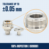 Pièces de robot personnalisées par usinage CNC, électroérosion à fil, perçage pour l'usinage - Acier inoxydable/Laiton/Aluminium/Cuivre - Tolérance de 0,01 mm