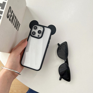 <span class=keywords><strong>Coque</strong></span> <span class=keywords><strong>de</strong></span> téléphone portable transparente en TPU avec oreilles <span class=keywords><strong>de</strong></span> <span class=keywords><strong>Mickey</strong></span>, antichoc et anti-traces <span class=keywords><strong>de</strong></span> doigts, pour filles, compatible avec les modèles 16 et 15 - Product Image 6