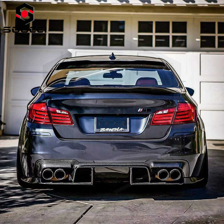 BMW 5 Series M5 F10 F18 Carbon Fiber Rear Diffuser Kit