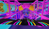 Aire de jeu violette de sécurité à haute jouabilité Thèmes complets Parc d'aventure de grande taille Équipement de terrain de jeu intérieur
