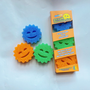Vendita calda 3 in 1 confezione di Esponjas piatto Scrub Scrub papà Scrub mamma spugne piatto Scrubber - Product Image 1