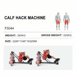 Machine à soulever les mollets pour l'entraînement de la force des jambes, équipement professionnel pour la maison et les salles de sport commerciales, gastrocnémis et <span class=keywords><strong>soleus</strong></span> - Product Image 2