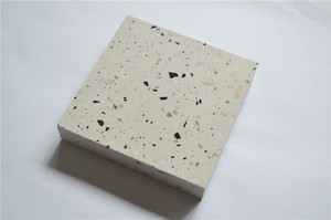 Carreaux de sol en <span class=keywords><strong>terrazzo</strong></span> <span class=keywords><strong>blanc</strong></span> époxy avec des points noirs - Product Image 6