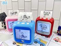 Printer Suara AI 1500mAh Pembuat Label Portabel Layar HD 2.8 Inci Printer Mini untuk Anak-anak Printer Thermal Tanpa Tinta Printer DIY untuk Anak-anak