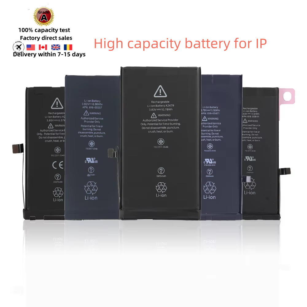 Сменный аккумулятор большой емкости для Apple iPhone 4 5 5s 6 6s 7 8 Plus X - 3000mAh литий-ионный аккумулятор для мобильного телефона