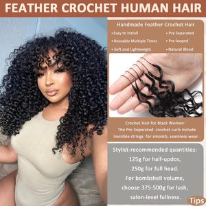 Venta al por mayor de extensiones y pelucas de <span class=keywords><strong>cabello</strong></span> humano 100% vietnamita, de doble hebra, tejidas a crochet, con textura de plumas. - Product Image 2
