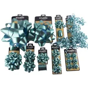 Gift Bow Wholesale Chrsitmas Pre-made Metallic Gift Ribbon Star Bow For Gift Wrapping