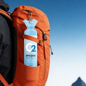 Bouteille d'oxygène jetable Spozer 10L pour la randonnée, le camping, bouteille d'oxygène portable - Product Image 2