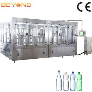 Línea Completa de Producción de Bebidas con Máquina de Llenado de Líquidos, Taponadora Automática y Equipo para <span class=keywords><strong>Agua</strong></span> Embotellada - Product Image 1