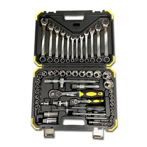 Nhà Máy OEM Giá 61Pcs Carbon Thép Kết Hợp Cờ Lê Và Ổ Cắm Cờ Lê Thiết Lập Với Nhiệt Điều Trị Bộ Công Cụ - Product Image 1