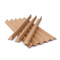 PINDE 50x50x4mm Protection d'angle en carton en forme de L pour emballage, protection de bord de palette en papier kraft pour carreaux, protection de palette robuste