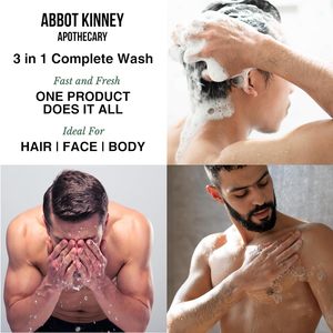 Men's 3-in-1 <strong>Body</strong> <strong>Wash</strong> &amp; Moisturizing Shampoo and Conditioner Cleansing <strong>Body</strong> <strong>Wash</strong> for Men Suitable for All Skin and Hair Types - Product Image 2