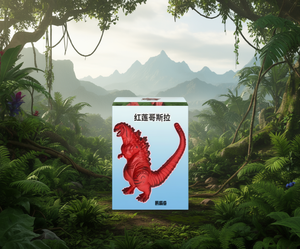 Giocattolo di plastica Godzilla Red Lotus per bambini, classica figura animale - Product Image 2