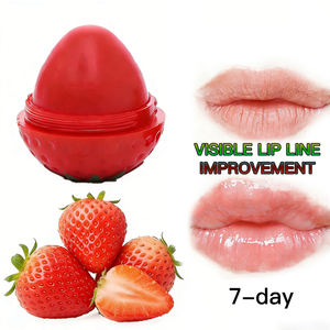 Bálsamo Labial en Forma de Fresa, Etiqueta Privada OEM ODM, Hidratante, Nutritivo, Repara los Labios Agrietados, Suaviza y Aporta Volumen - Product Image 3
