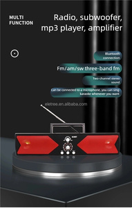 Eletree Nhà Theatre Stereo Loa Woofer Hoạt Động Bass Bt Âm Thanh Không Dây Thanh Xây Dựng Trong Loa Siêu Trầm Và Màng - Product Image 4