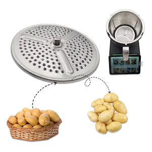 Couvre-lame en acier inoxydable pour éplucheur de pommes de terre, accessoire de cuisine pour robot culinaire Vorwerk <span class=keywords><strong>Thermomix</strong></span> TM7 <span class=keywords><strong>TM6</strong></span> TM5 - Product Image 1