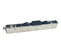 Roulette pour porte coulissante 2 galets nylon noir 151mm acier inoxydable aluminium robuste SDT OEM