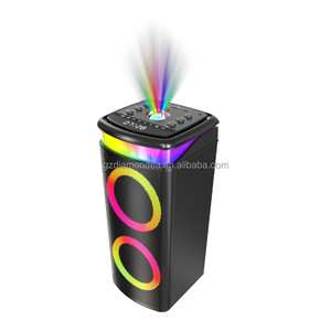 Hot Sales Dual <strong>8</strong>'' Private Party Speaker BT Audio with Wheels, Exciting Light <strong>Show</strong> with Long Playtime Perfect for Outdoor Events - Product Image 4