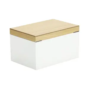 Wooden Jewelry <b>Box</b> with Drawer & Lock, Organizer for <b>Rings</b>, Watches, Earrings, Necklaces, Decorative Gift <b>Box</b>, Customizable - Product Image 5