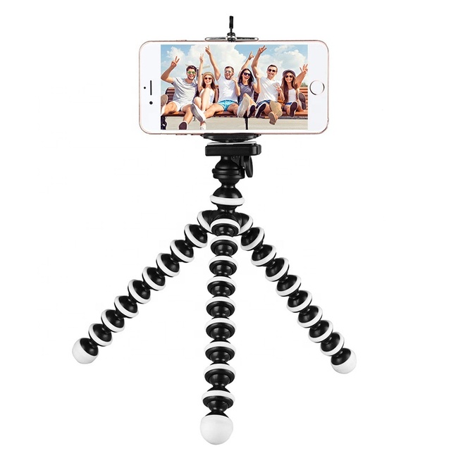 Takenoken Mini Selfie Stick Tripod Bike Phone Mount Holder Flexible Octopus Design for Video Camera and Digital Tripod Stand