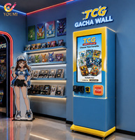 Máquina Expendedora Inteligente de Tarjetas Coleccionables de Pokémon, Fácil de Usar, Servicio 24/7, con Pantalla Táctil de 32 Pulgadas y Lector de Tarjetas