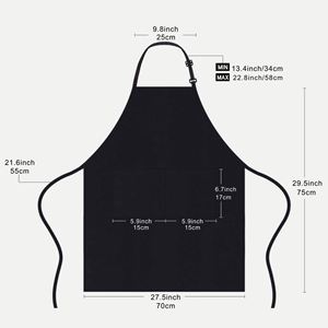 Delantal ajustable de poliéster y algodón para uso en restaurantes, para hotpot y barbacoa, publicidad y comercio exterior - Product Image 1