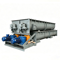 Convoyeur hélicoïdal en acier inoxydable durable en forme de L pour matériaux secs/humides, ciment - Vitesse réglable, direction réversible