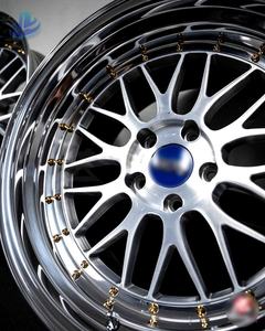 Jantes forgées en deux parties <span class=keywords><strong>de</strong></span> qualité supérieure LM pour style BBS, entraxe 5x120 pour BMW Série 3 et <span class=keywords><strong>Audi</strong></span> <span class=keywords><strong>A4</strong></span> Tuning - Product Image 3