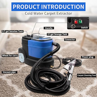 Nettoyeur de tapis industriel électrique en plastique Magwell CP-3S avec nettoyage à la vapeur pour usage domestique, bureau, hôtel - 220V 1200W Neuf