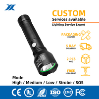 Lampe torche LED antidéflagrante, torche laser blanche, lampe de travail, projecteur tactique, lampes torche rechargeables par USB