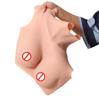 Prothèses mammaires en silicone réalistes, grandes poitrines artificielles sexy, bonnets B C D, pour Drag Queen et travestis