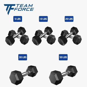 Wholesale Black <strong>Hexagonal</strong> <strong>Dumbells</strong> Pounds Cast Iron Vinyl Coated Hex Dumbbells Rubber - Product Image 4