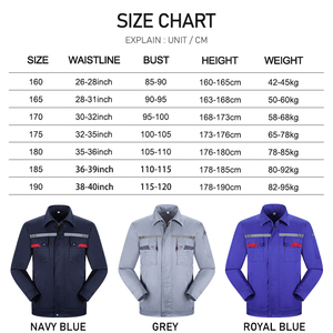 Conjunto de pantalones de chándal Cargo al por mayor pantalones Cargo ropa de trabajo antiestática chaqueta Unisex - Product Image 5