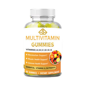 Suplemento Multivitamínico y Mineral para Mejorar la Energía, la Inmunidad y el Metabolismo, 60 Gomitas para Adultos y Niños - Product Image 2