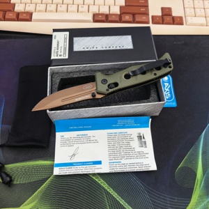 มีดพับสไตล์ BM 273 EDC, เหล็ก 7CR15MOV ประสิทธิภาพสูง, ด้ามจับ G10 ทนทาน, เครื่องมือพกพาทางยุทธวิธีสำหรับกิจกรรมกลางแจ้ง - Product Image 5