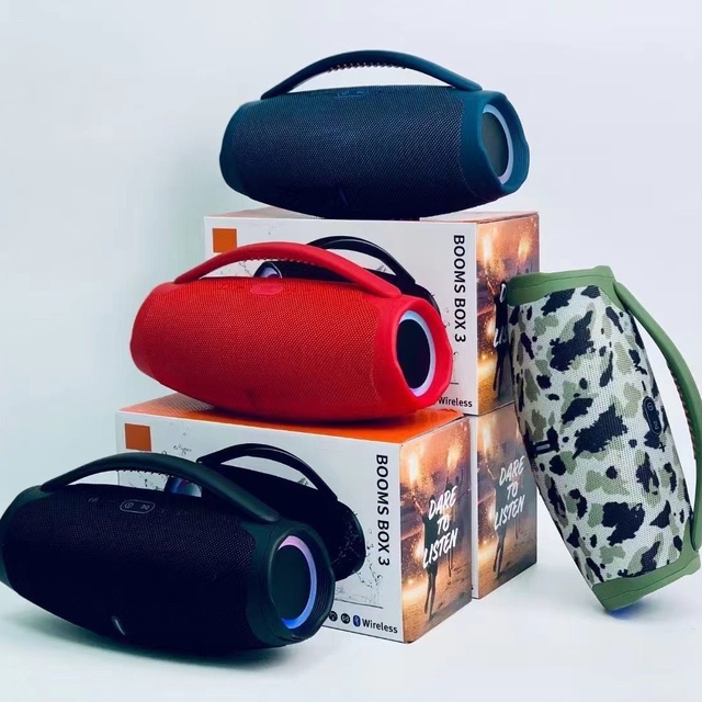 Boom Box3 Battle God 3rd Generation for 5.0 Waterproof Plastic Wireless Speaker LED Light Card Insert Party Portable Subwoofer