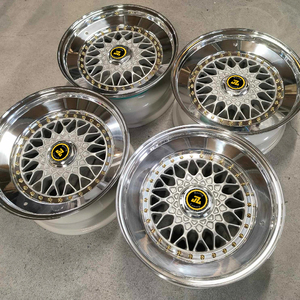 Cerchi Forgiati JZ Custom RS 17" 18" a Doppio Gradino 4x100 /5x112/5x120mm per E24 E30 Mk1 <span class=keywords><strong>R107</strong></span> - Product Image 4