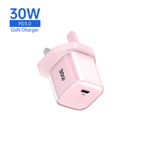 Chargeurs rapides pour téléphone de type C Tommox Factory 30W, vente en gros, chargeur mural avec prise UK, chargeur universel portable rapide pour téléphone mobile
