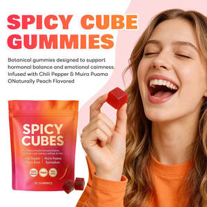 Gomitas Picantes con Logotipo Privado Personalizado, 30 Unidades, Suplemento <span class=keywords><strong>para</strong></span> Adultos, Ayuda a Promover <span class=keywords><strong>el</strong></span> Equilibrio Hormonal, Calma y Intimidad, Certificado - Product Image 3