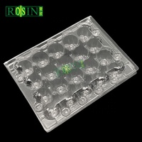 Vente en gros bon marché 4/6/8/12/15/24/30 blister en plastique plateau d'oeufs de caille en plastique emballage en vente